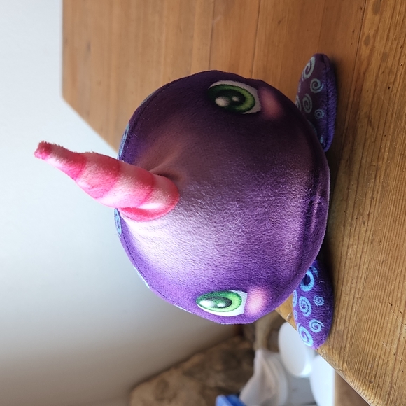 Narwhal 9.5" by Fur Balls Like New! - Picture 2 of 7